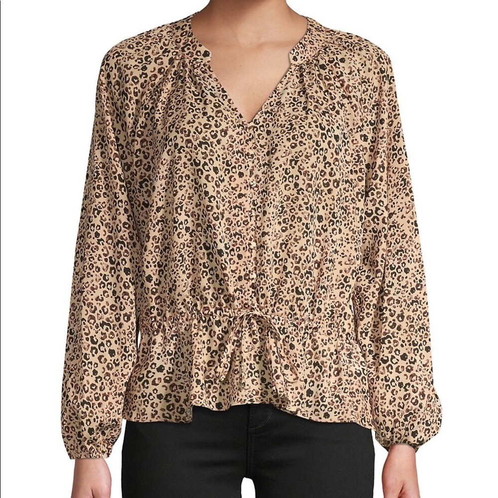Parker Printed Peplum Top